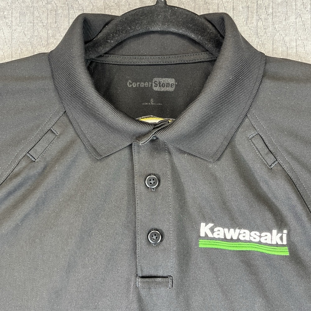 Kawasaki motorcycle polo shirt S 50th anniversary‎ motocross dirt bikes, rare